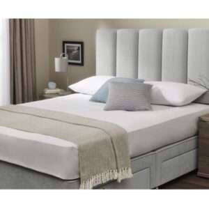 Grey Luxe Align - Queen Size Bed